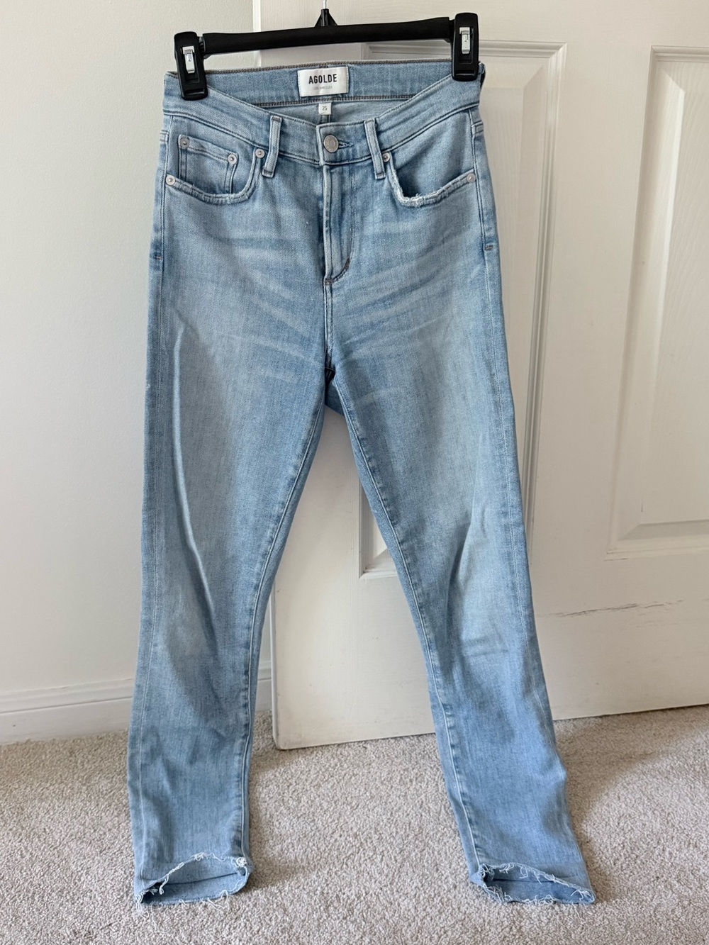 Agolde - Sophie - Light Wash Straight Leg Women’s Jeans